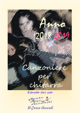 Canzoniere Per Chitarra Anno 2018-2019