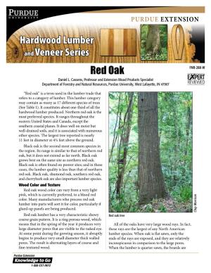 Hardwood Lumber and Veneer Series: Red