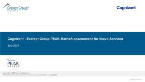 Cognizant—Everest Group PEAK Matrix® Assessment for Veeva