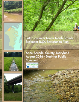 Patapsco River Lower North Branch Sediment TMDL Restoration Plan