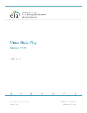 Utica Shale Play Geology Review
