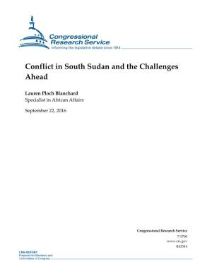 The Crisis in South Sudan