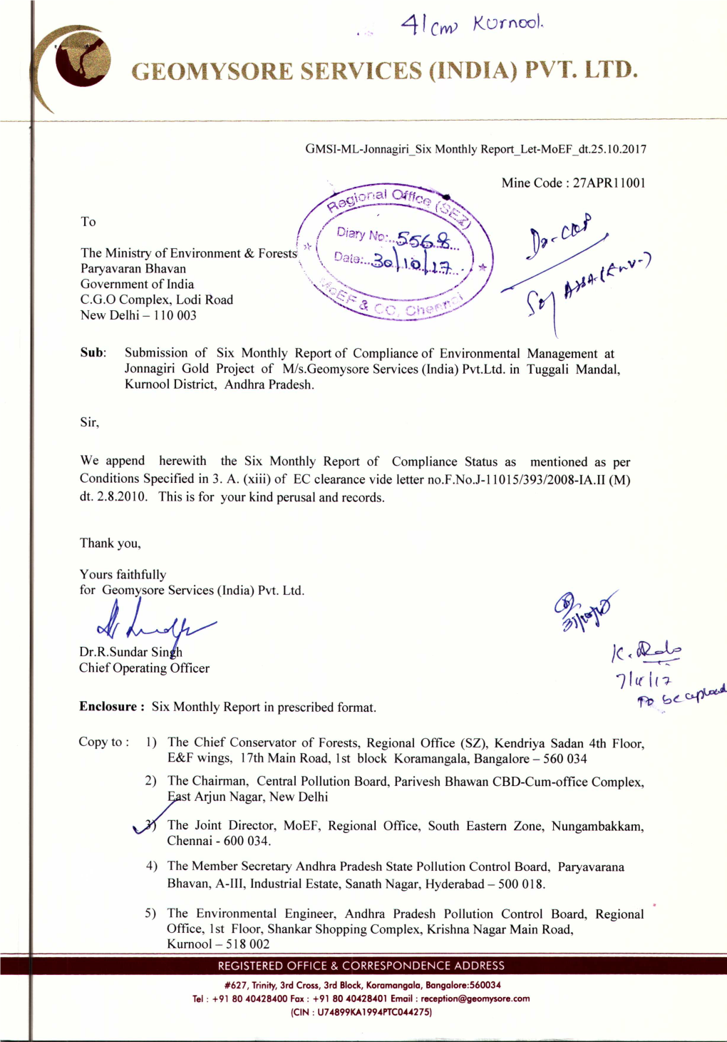 Geomysore Services (India) Pv1~.Ltd