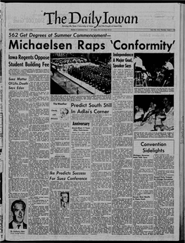 Daily Iowan (Iowa City, Iowa), 1956-08-09