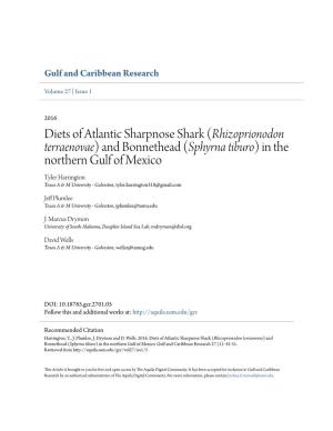Diets of Atlantic Sharpnose Shark