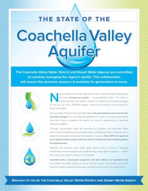 CVWD-DWA the State of the Coachella Valley Aquifer (PDF)