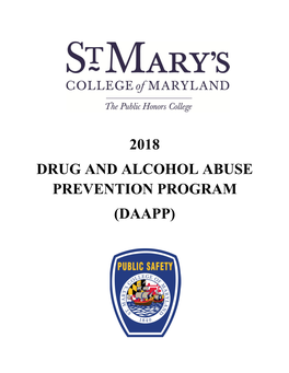 2018 Drug and Alcohol Abuse Prevention Program (Daapp)