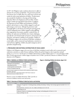 2017 Findings on the Worst Forms of Child Labor: Philippines