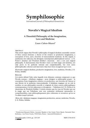 Novalis's Magical Idealism