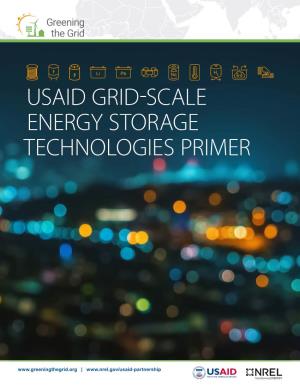Usaid Grid-Scale Energy Storage Technologies Primer