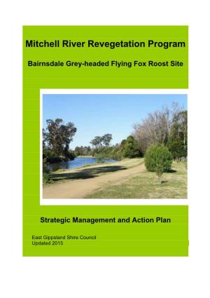 Grey Headed Flying Fox Strategic Management and Action Plan