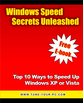 Windows Speed Secrets Unleashed