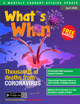 Thousands of Deaths from CORONAVIRUS