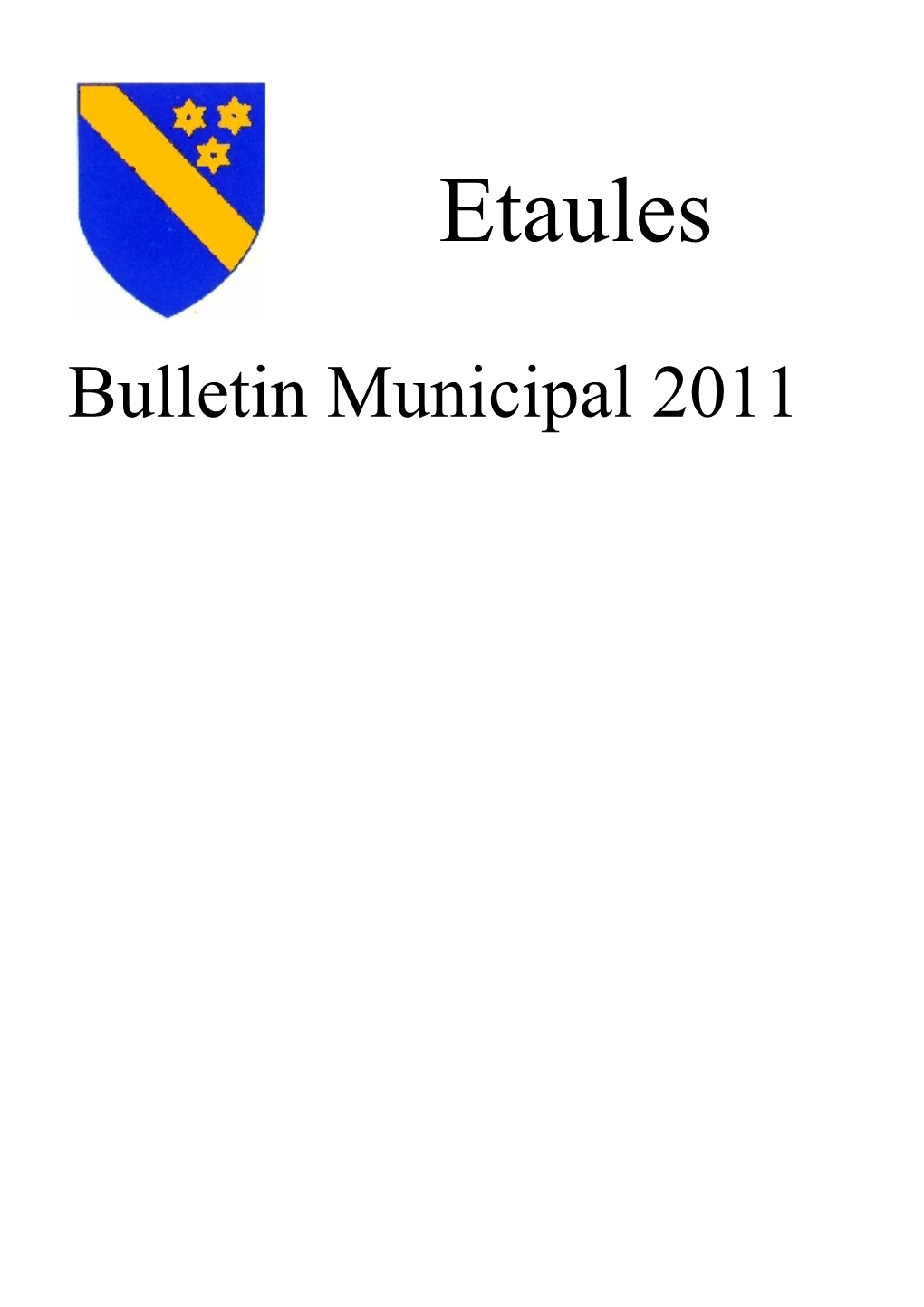 Bulletin 2011