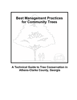 Best Management Practices for Community Trees