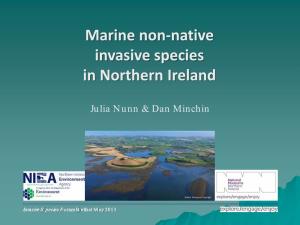 Marine Non-Native Invasive Species in Northern Ireland