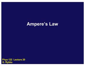 Ampere's Law Was Still Pretty Easy for Me