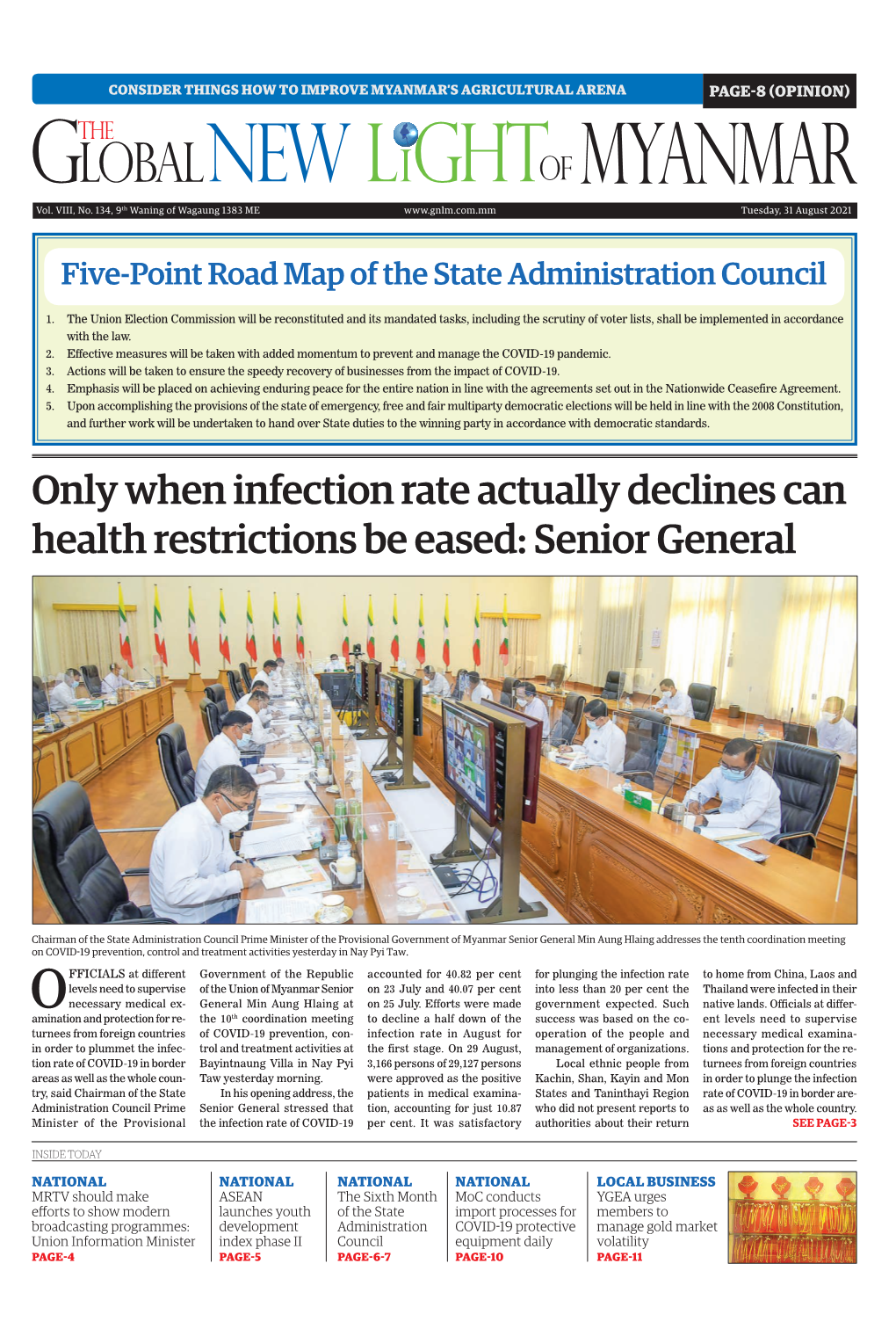 Only When Infection Rate Actually Declines Can Health Restrictions Be Eased: Senior General