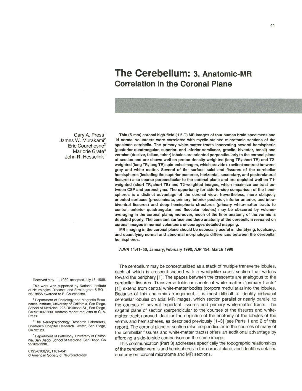 The Cerebellum: 3