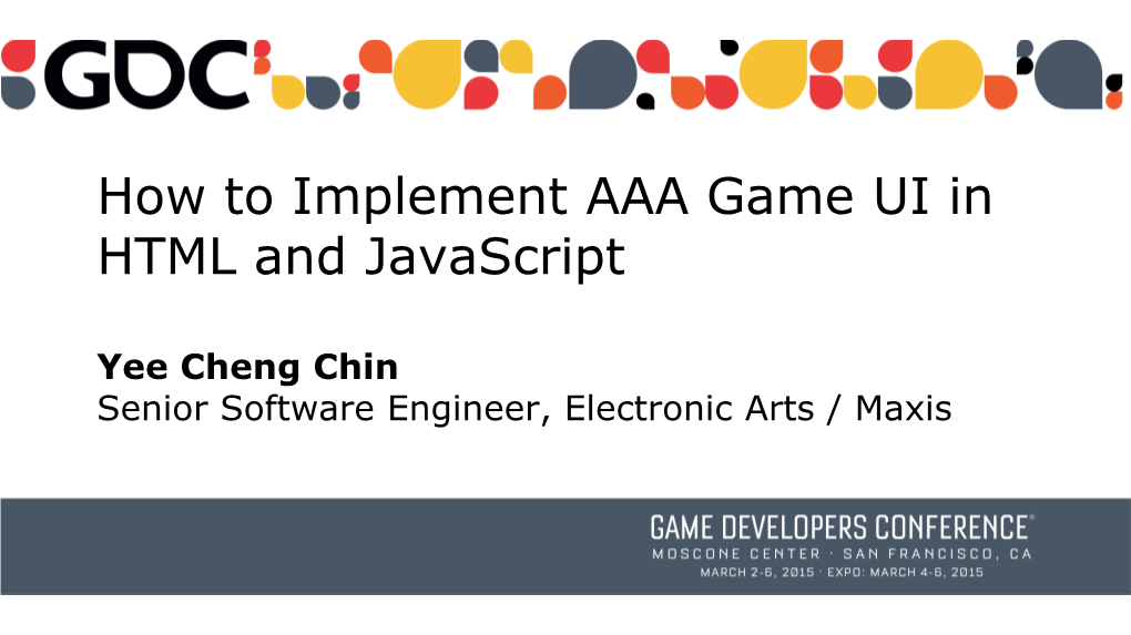 How to Implement AAA Game UI in HTML and Javascript