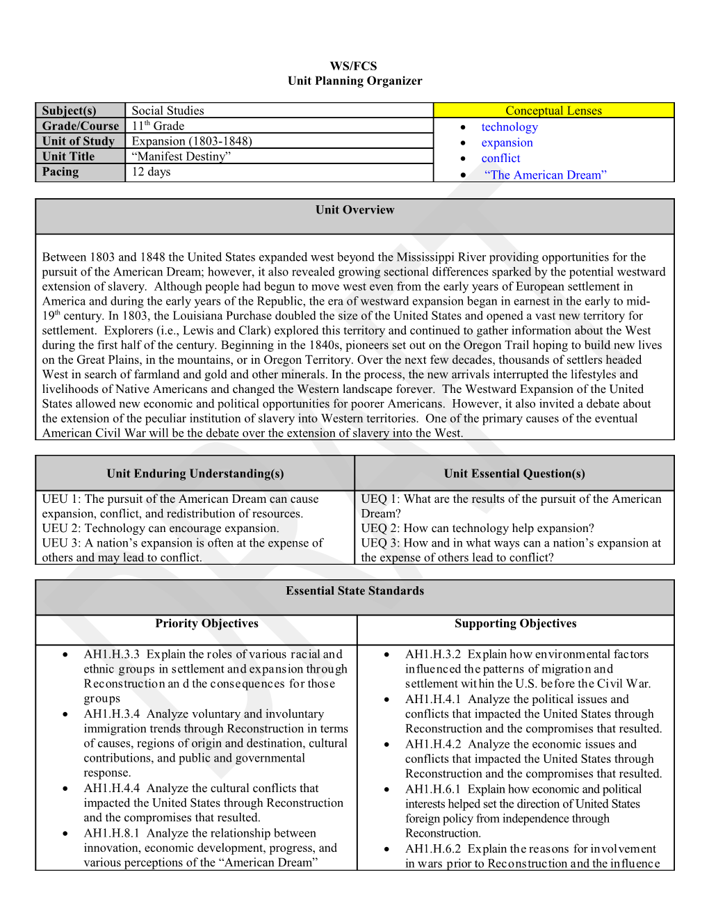 Rigorous Curriculum Design s2