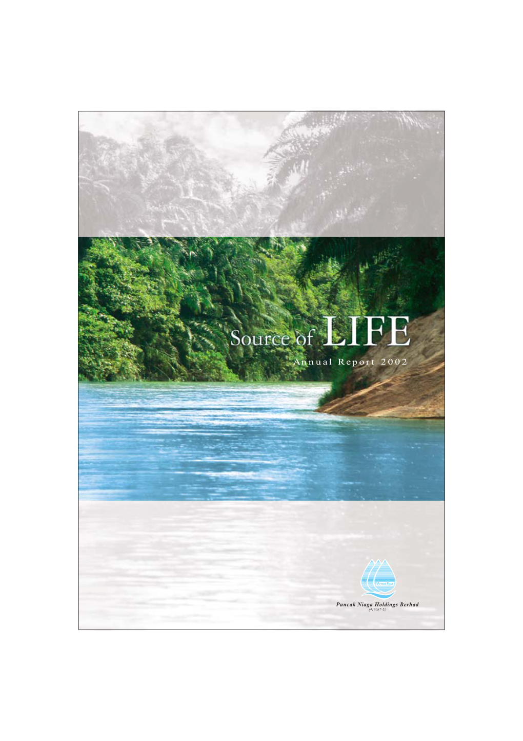 Annual Report 2002 Cover Concept "Source of LIFE"