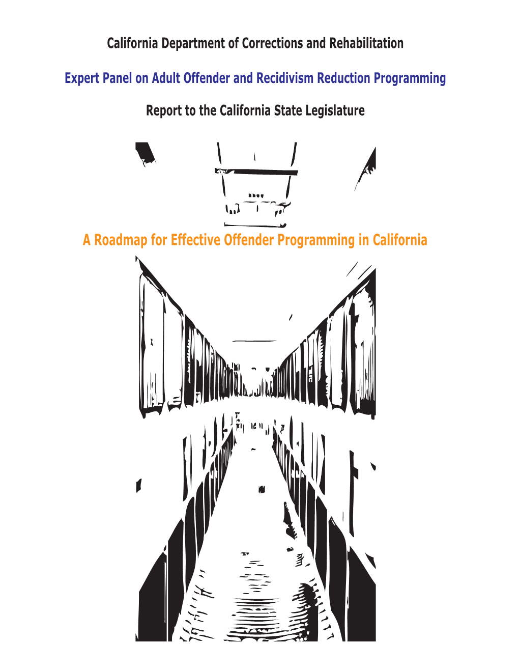 CDCR Expert Panel Report to the Legislature