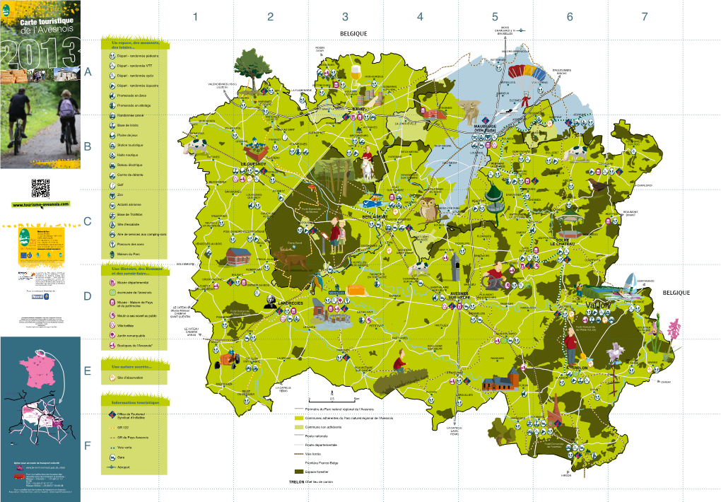 Télécharger La Carte Touristique Avesnois