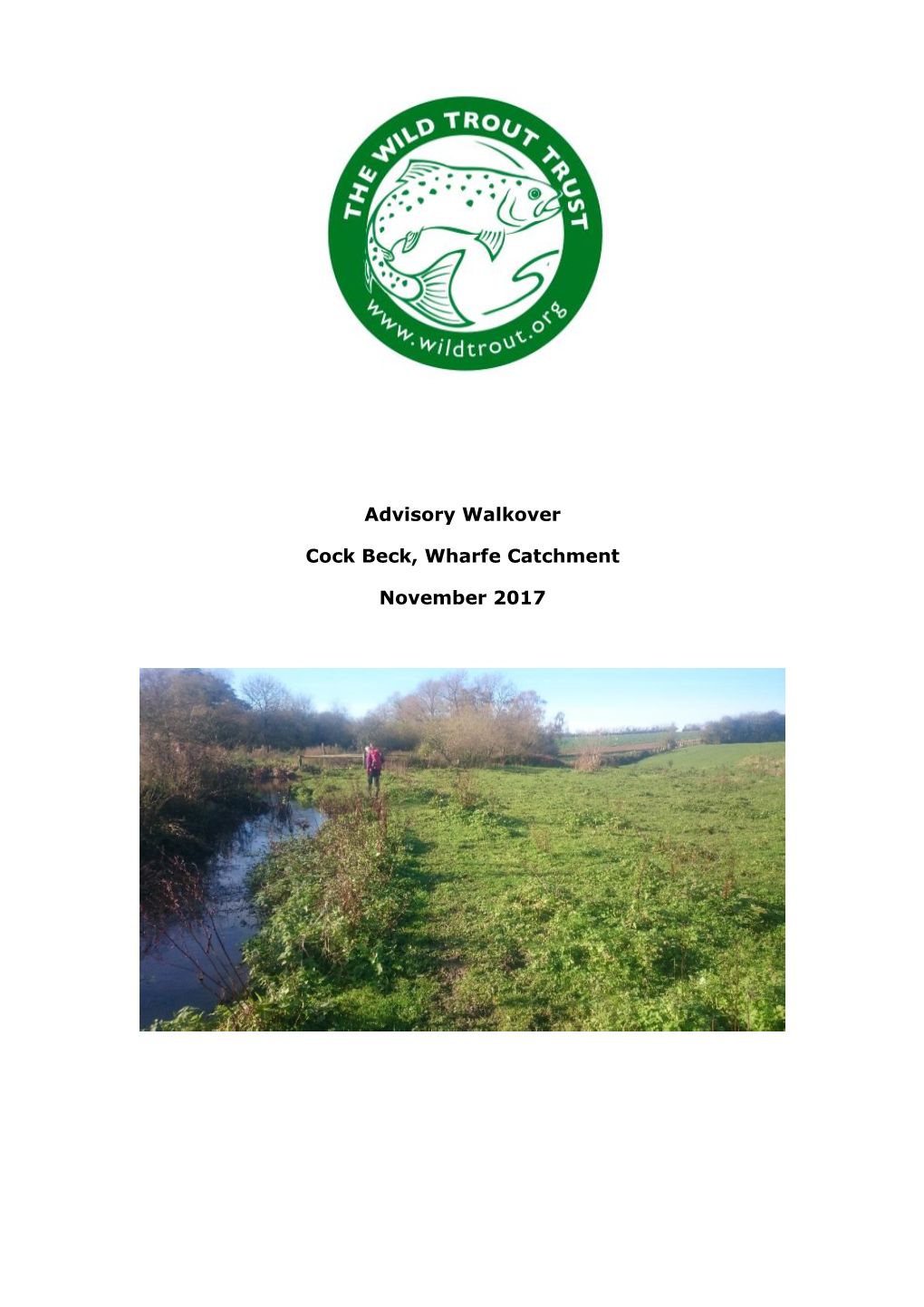 Advisory Walkover Cock Beck, Wharfe Catchment November 2017