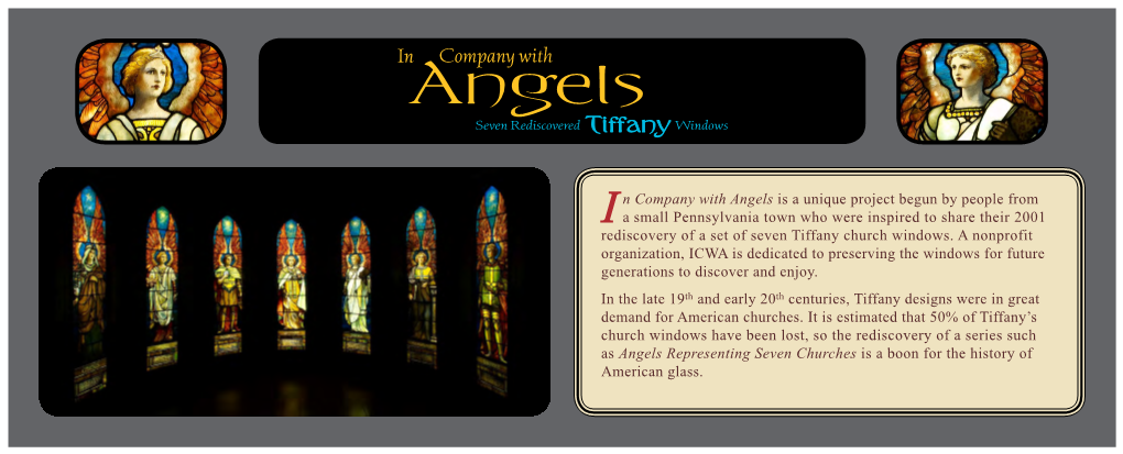 In Company with Angels Is a Unique Project Begun by People from a Small Pennsylvania Town Who Were Inspired to Share Their 2001