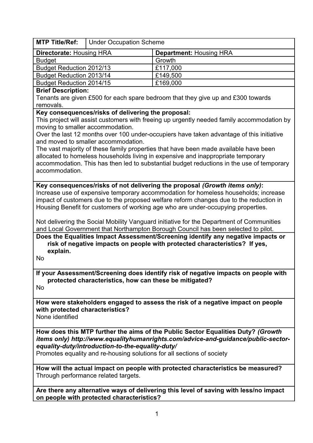 MTP Title/Ref