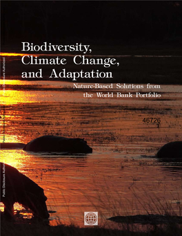 Biodiversity, Climate Change, and Adaptation