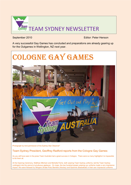 COLOGNE Gay GAMES