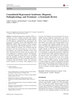 Diagnosis, Pathophysiology, and Treatment—A Systematic Review