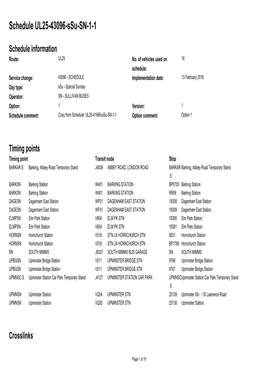 Standard Schedule UL25-43096-Ssu-SN-1-1