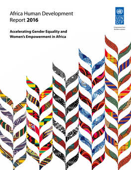 2016 UNDP's Africa Human Development Report