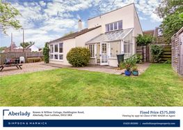 Aberlady Aberlady, East Lothian, EH32 0RX Viewing by Appt Tel Client 07985 404289 Or Agent