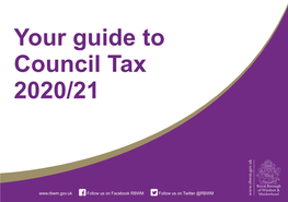 Your Guide to Council Tax 2020/21