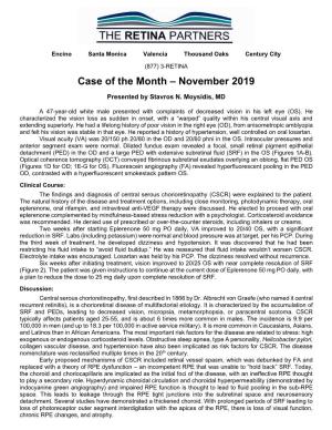 Case of the Month – November 2019