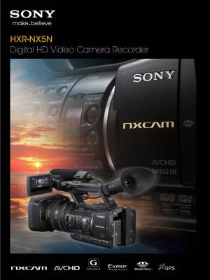 HXR-NX5N Digital HD Video Camera Recorder