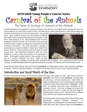 Introduction and Royal March of the Lion the Music & Zoology Of