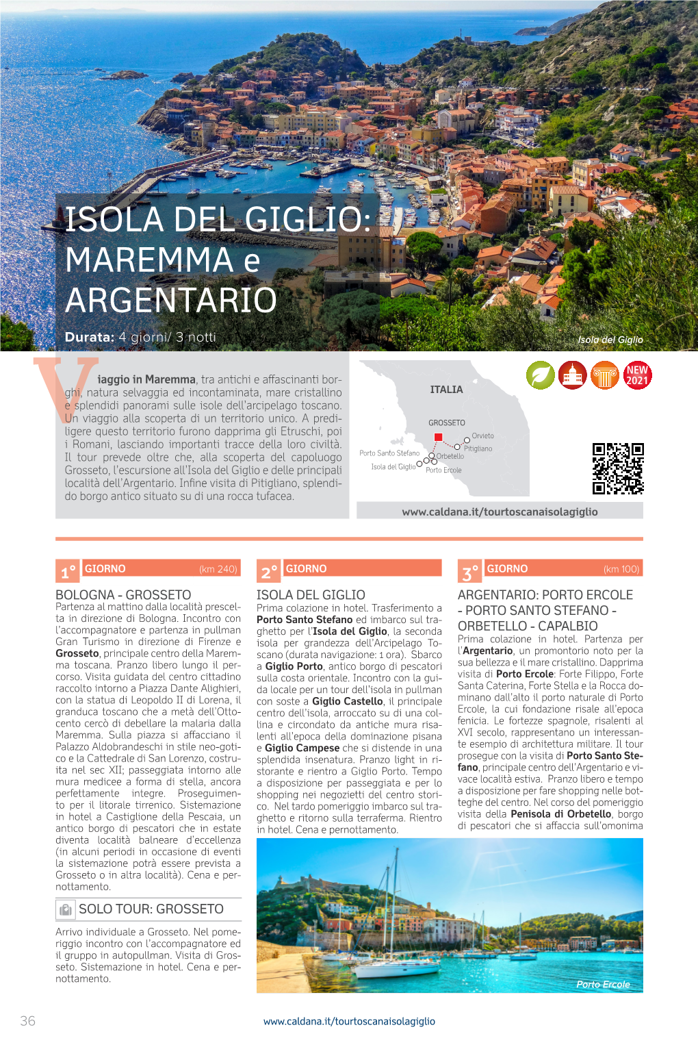 ISOLA DEL GIGLIO: MAREMMA E ARGENTARIO