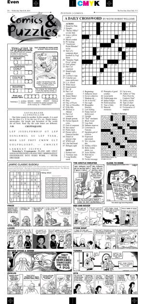 A Daily Crossword by Wayne Robert Williams
