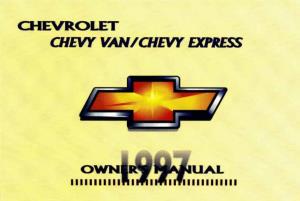 The 1997 Chevrolet Express Owner's Manual