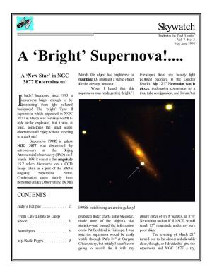 May-June 1998 a ‘Bright’ Supernova!