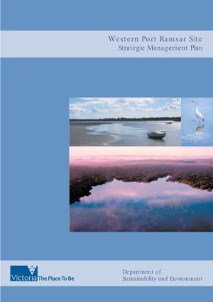 Western Port Ramsar Site Strategic Management Plan