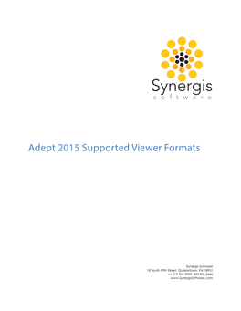 Formats Support Document