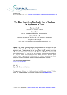 New Estimates of the Social Cost of Carbon: An
