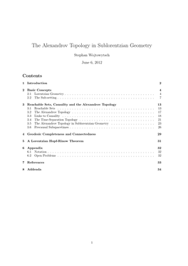 The Alexandrov Topology in Sublorentzian Geometry