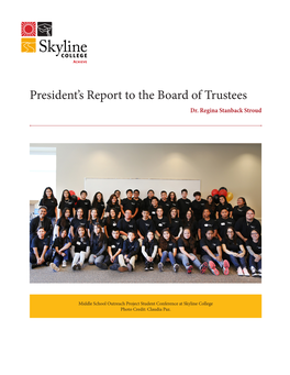 President's Report to the Board of Trustees